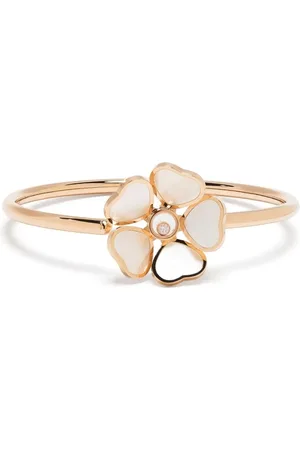 Chopard Brazalete Happy Hearts en oro rosa de 18kt con perla