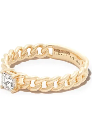 Anita Anillo en oro amarillo de 18kt con diamantes