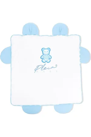 Philipp Plein Manta con logo bordado