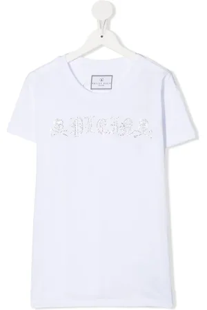 Philipp Plein Camisa manga corta con apliques