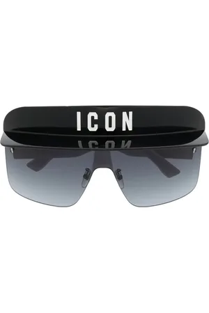 Dsquared2 Lentes de sol con armazón oversize y logo