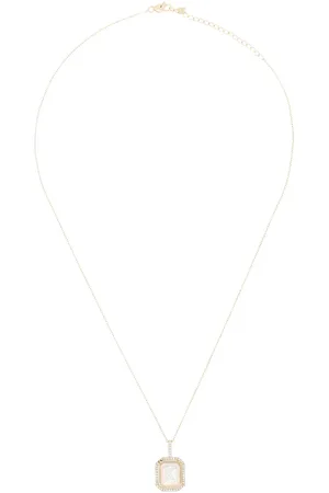 Mateo Collar dije K en oro amarillo de 14kt con diamantes