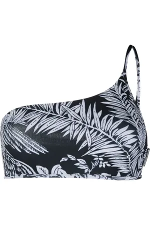 Palm Angels Top de bikini con una tira en el hombro