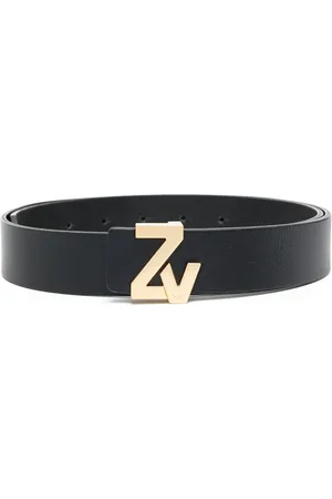 Zadig & Voltaire Cinturón con placa del logo