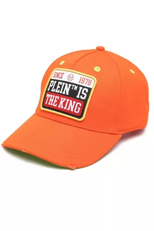 Philipp Plein Gorras - Gorra con efecto envejecido y parche del logo