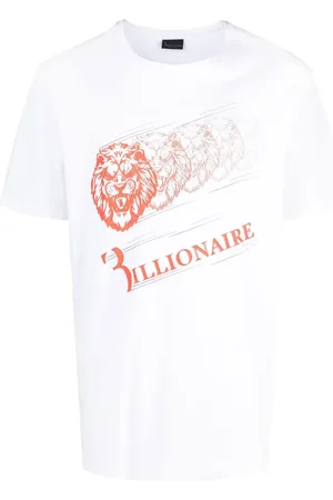 BILLIONAIRE Playera con logo estampado