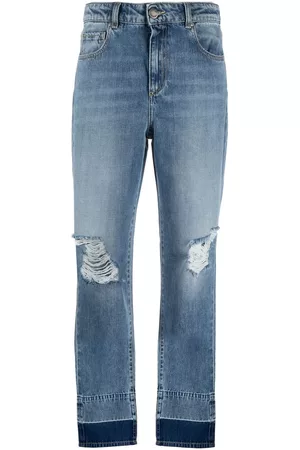 Pinko Jeans con detalles rasgados