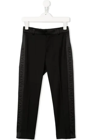 Balmain Leggins con franja del logo