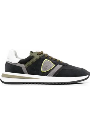 Philippe model Tenis con paneles de gamuza