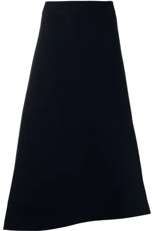 Jil Sander Falda midi acampanada