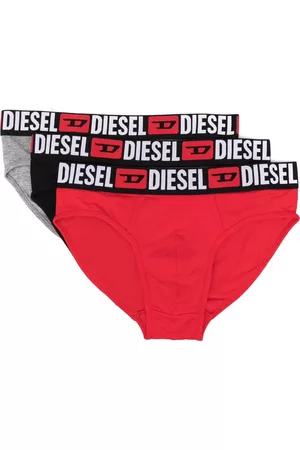 Diesel Pack de tres piezas de ropa interior Umber-Andre