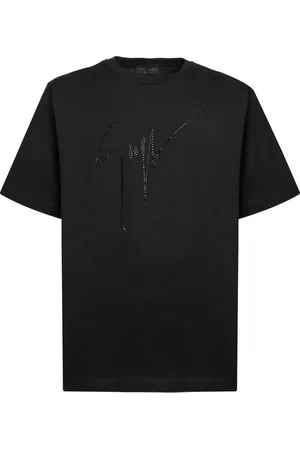 Giuseppe Zanotti Playera con detalles de strass