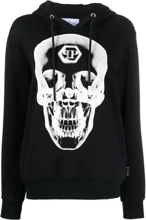 Philipp Plein Hoodie con motivo Skull