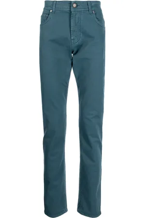 corneliani Pantalones tapered con tiro alto