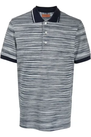 Missoni Playera tipo polo a rayas horizontales