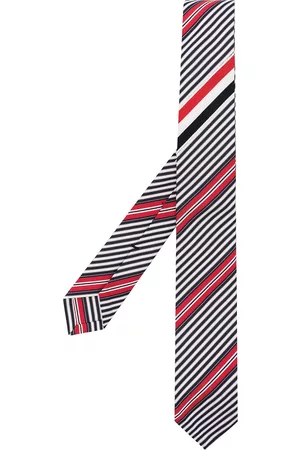 Thom Browne Hombre Corbatas - Corbata tejida a rayas diagonales