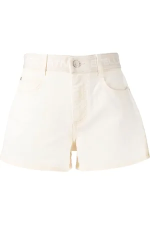 Stella McCartney Shorts con logo en la pretina
