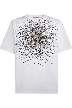 Giuseppe Zanotti Playera con estampado de salpicaduras de pintura