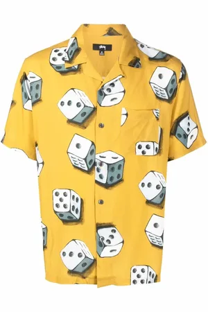 STUSSY Camisa con estampado de dados