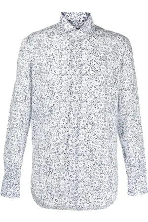 BARBA Camisa manga larga con estampado floral
