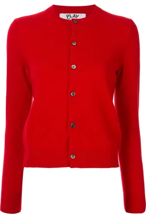 Comme des Garçons Cárdigan con botones y cuello redondo