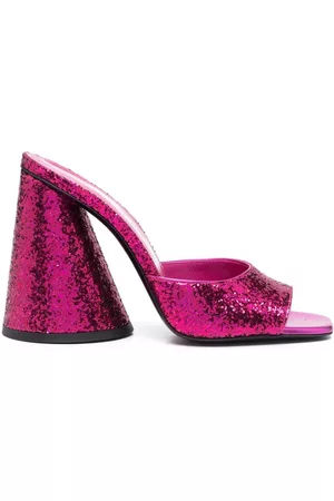 The Attico Mules Luz con tacón de 105mm