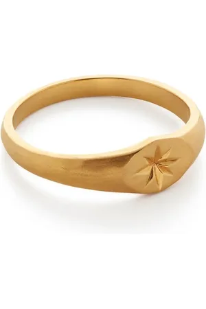 Monica Vinader Anillo con sello Guiding Star