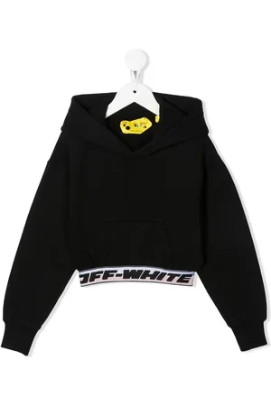 OFF-WHITE Hoodie con franja del logo