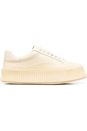 Jil Sander Tenis bajos con paneles