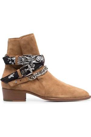 AMIRI Botines con ribete de bandana