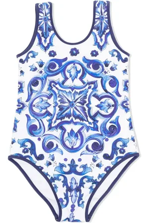 Dolce & Gabbana Traje de baño con estampado Majolica