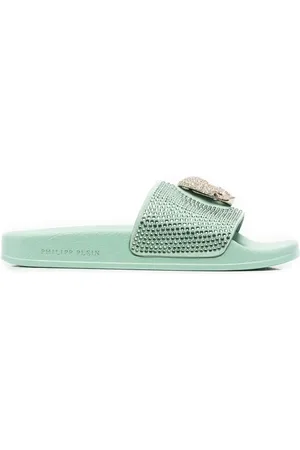Philipp Plein Flip flops Skull con strass