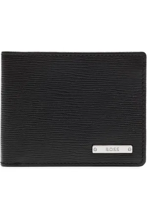 HUGO BOSS Cartera con placa del logo