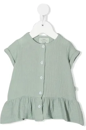 TEDDY & MINOU Vestido con dobladillo y flecos