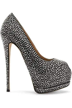 Giuseppe Zanotti Zapatillas Sharon con strass y tacón de 140mm