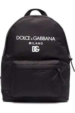 Dolce & Gabbana Mochila con logo estampado y cierre