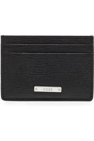 HUGO BOSS Tarjetero con placa del logo