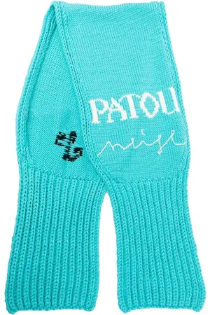 Patou Bufanda con logo en intarsia