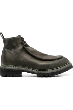 GUIDI Botas con agujetas