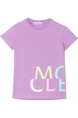 Moncler Playera de maga corta con logo estampado