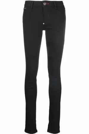 Philipp Plein Skinny jeans con tiro alto