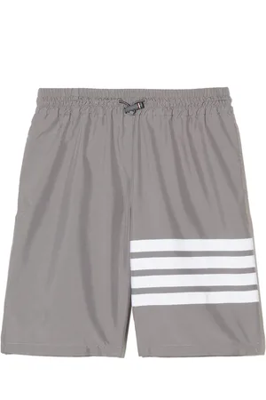 Thom Browne Shorts con detalle de rayas