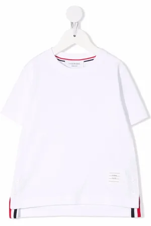 Thom Browne Playera con cuello redondo