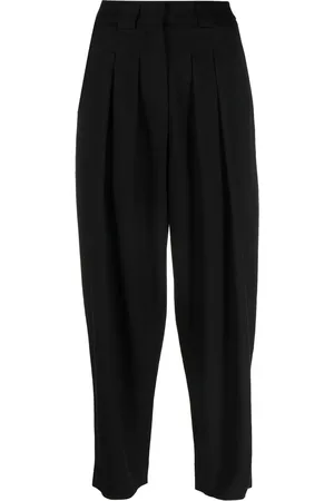 Frame Pantalones con tiro alto y pinzas