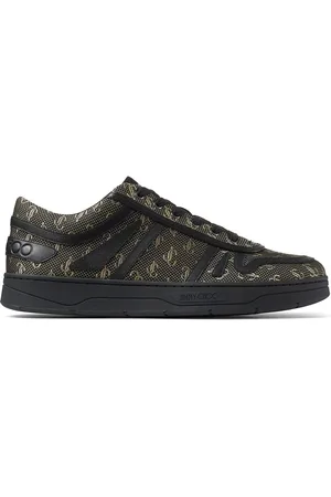 Jimmy Choo Tenis con monograma y agujetas