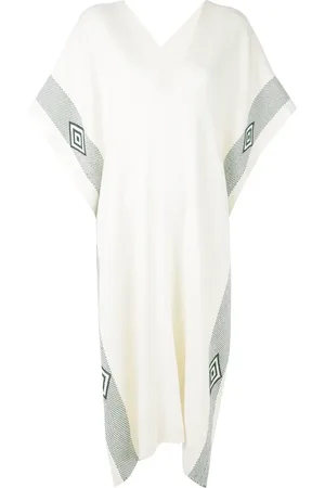 Voz Poncho con motivo de rombos