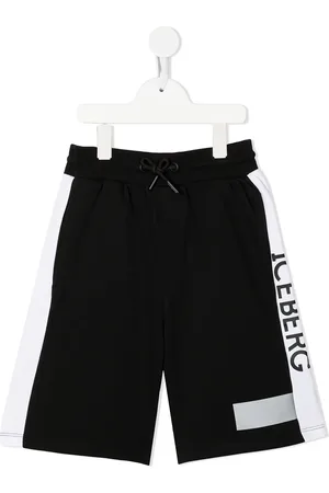 Iceberg Shorts con cordones en la pretina y logo estampado