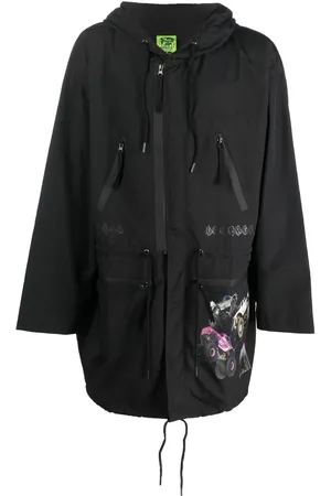 Garbage TV Impermeable con estampado gráfico