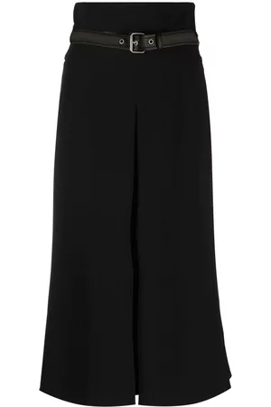 Moschino Falda con cinturón de cintura alta