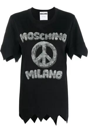 Moschino Playera con logo estampado